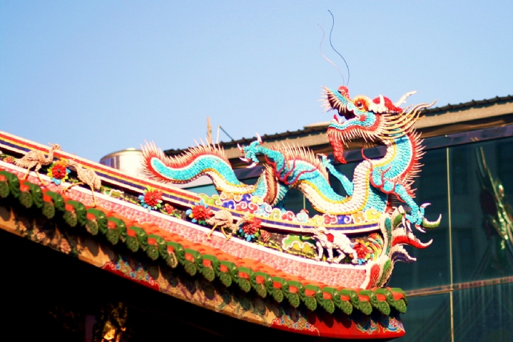臺(tái)北艋舺龍山寺 ，又稱萬年寺