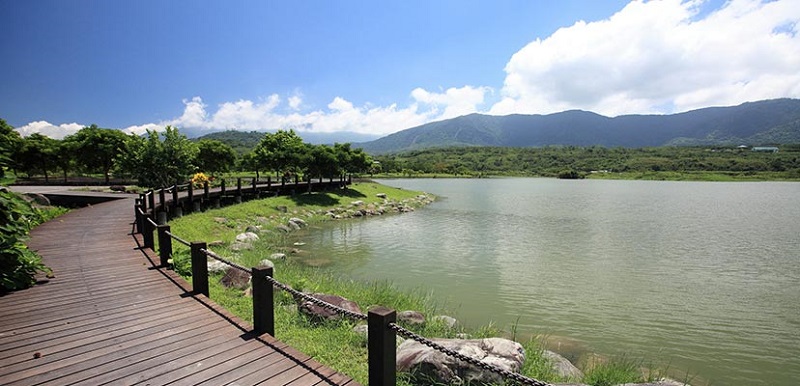 大坡池區位條件良好，池水環境面貌豐富